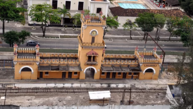 A estação de Vila Militar foi inaugurada em 1910 | Foto Rogério Silva