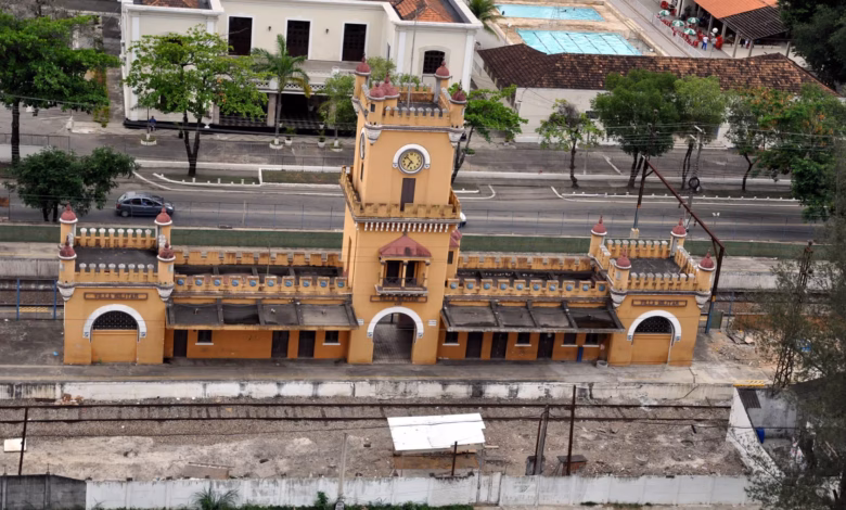 A estação de Vila Militar foi inaugurada em 1910 | Foto Rogério Silva
