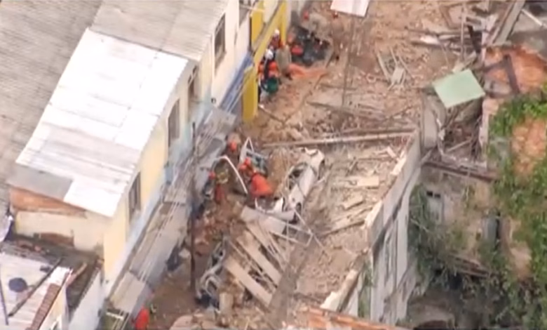 O imóvel fica na Rua Senador Pompeu, próximo à Central do Brasil - Reprodução Record Rio