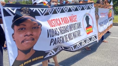 Moïse foi espancado no dia 24 de janeiro de 2022 no quiosque Tropicália, no posto 8 da Barra da Tijuca, na Zona Oeste do Rio | Imagem reprodução X
