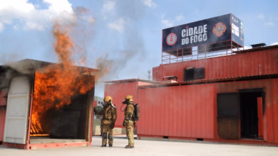 Cidade do Fogo do Corpo de Bombeiros Militar do Estado do Rio de Janeiro (CBMERJ). Imagem: 2° Sargento Fraga/CBMERJ